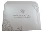 Дизайнерский конверт на бумаге sirio pearl